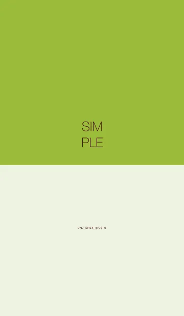 [LINE着せ替え] 0N7_24_グリーン3-6の画像1