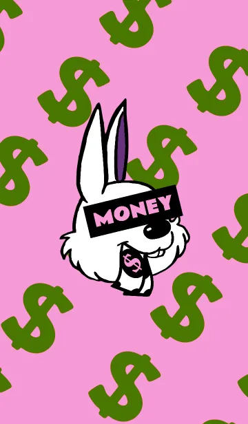 [LINE着せ替え] マネー ラビット 304の画像1