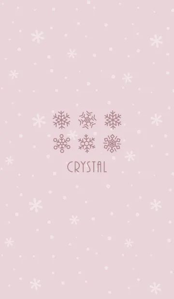 [LINE着せ替え] Crystal4.Pink.の画像1
