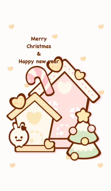 [LINE着せ替え] Gingerbread house 2の画像1