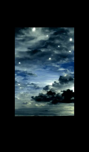 [LINE着せ替え] 夜の月 月の海 #DlZ_18。の画像1