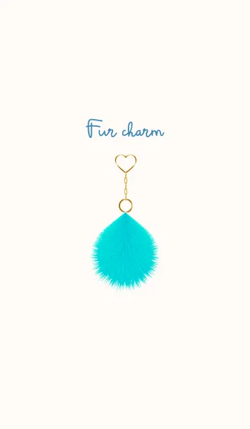 [LINE着せ替え] Fur charm blue 11の画像1