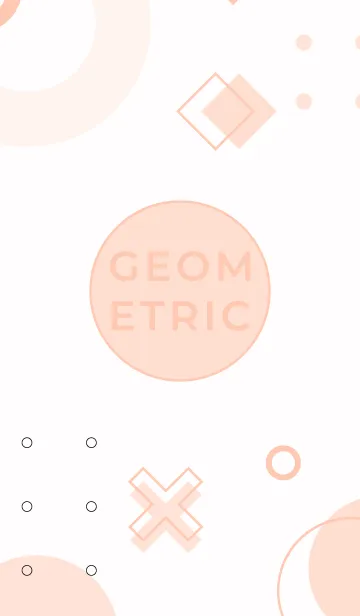 [LINE着せ替え] Geometric Flat Watusiの画像1