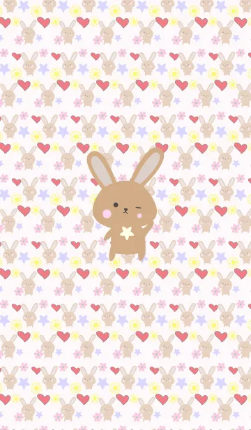 [LINE着せ替え] Lots of rabbits 8の画像1