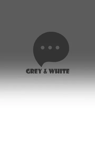 [LINE着せ替え] Grey & White  V4 (JP)の画像1