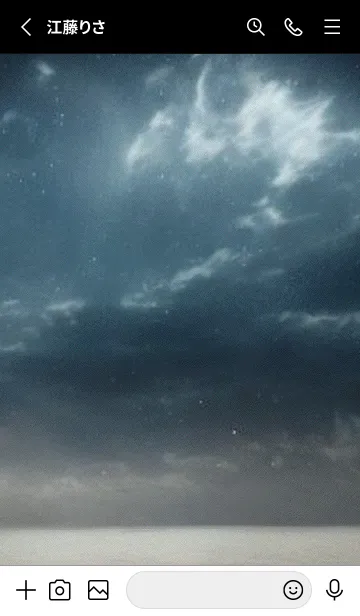 [LINE着せ替え] 夜の月 月の海 #DlBG_20。の画像2