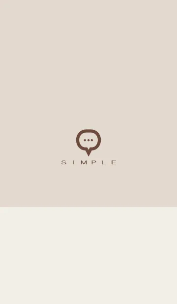 シンプル（beige brown)V.1402の着せ替えメイン画像