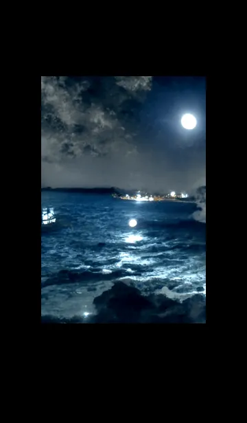 [LINE着せ替え] 夜の月 月の海 #DlBG_8。の画像1