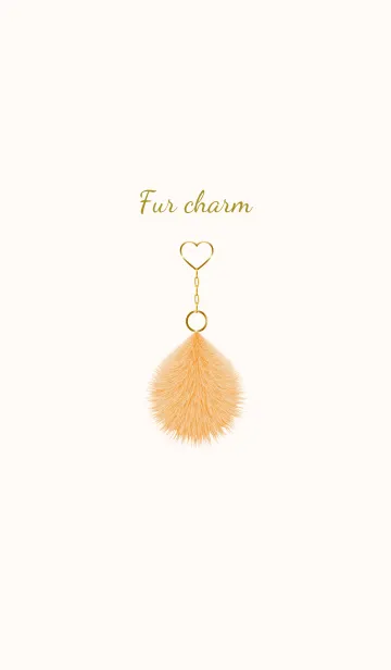 [LINE着せ替え] Fur charm Orange 12の画像1