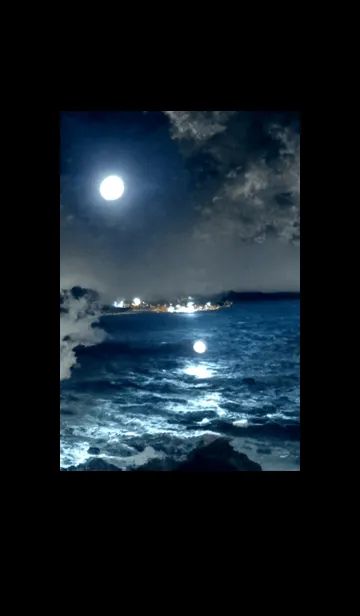 [LINE着せ替え] 夜の月 月の海 #DlBG_6。の画像1