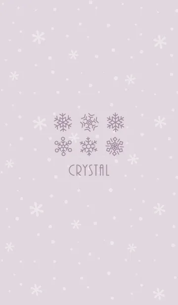 [LINE着せ替え] 結晶4<パープルピンク>の画像1