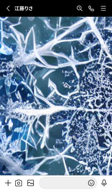 [LINE着せ替え] 雪の結晶#aa_30。の画像2