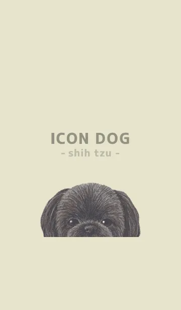 [LINE着せ替え] ICON DOG - シーズー - PASTEL YE/02の画像1