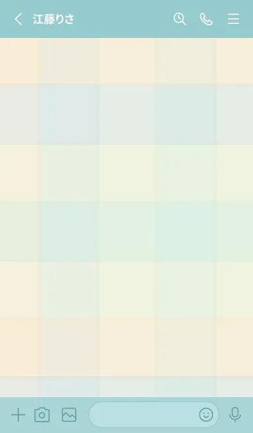 [LINE着せ替え] チェック柄 くすみカラー30の画像2