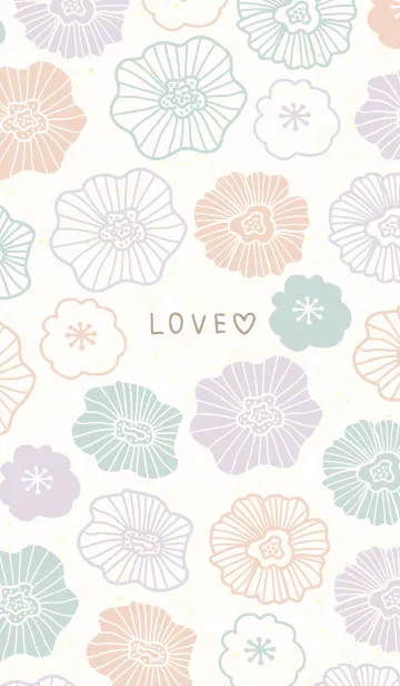 [LINE着せ替え] 北欧風 お花 可愛い20の画像1