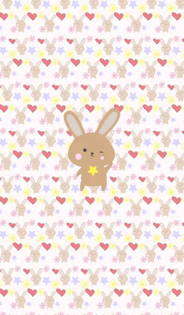 [LINE着せ替え] Lots of rabbits 10の画像1