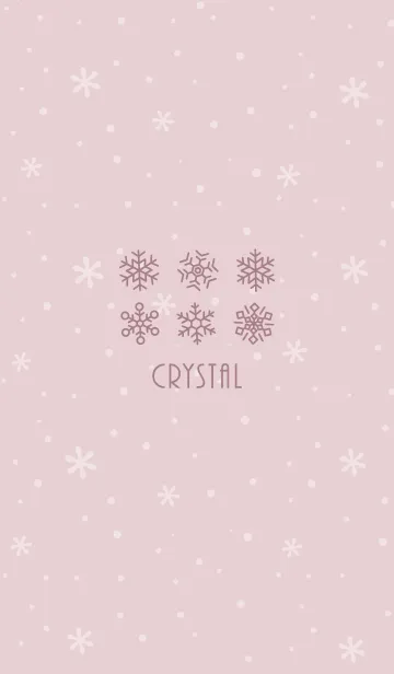 [LINE着せ替え] 結晶5<ピンク>の画像1