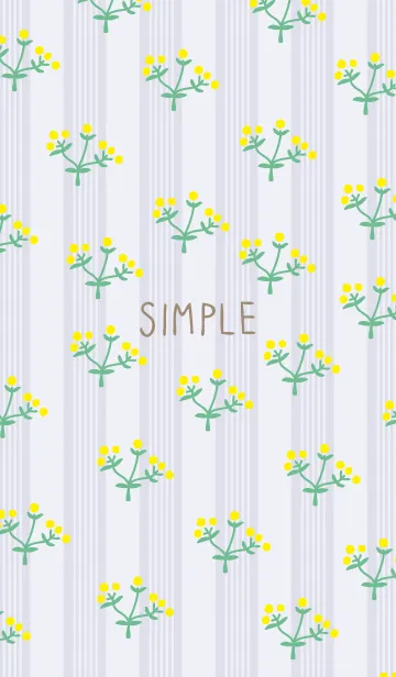 [LINE着せ替え] 黄色い丸い花の画像1