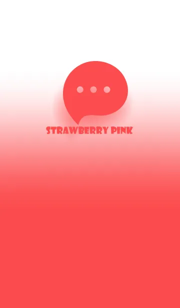 [LINE着せ替え] Strawberry Pink & White Theme V.3 (JP)の画像1