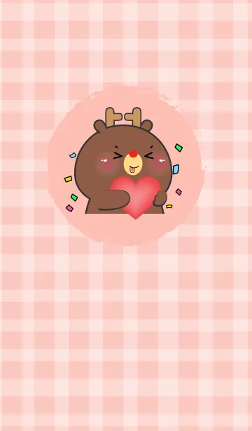 [LINE着せ替え] Simple Cute Cute Deer (JP)の画像1