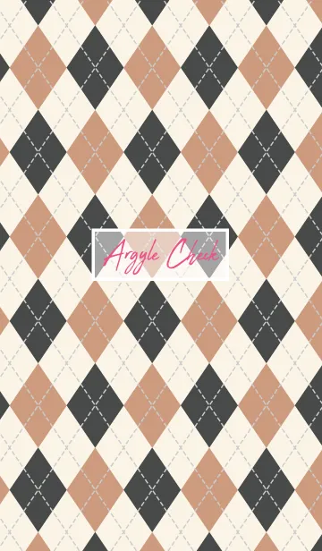 [LINE着せ替え] argyle check 14の画像1