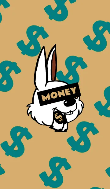 [LINE着せ替え] マネー ラビット 307の画像1