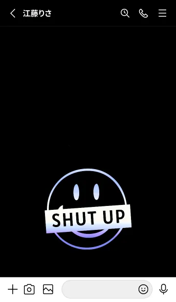 [LINE着せ替え] スマイル グラデーション 198の画像2