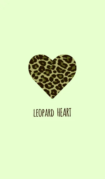 [LINE着せ替え] レオパード ハート 64の画像1