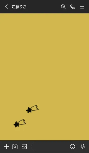 [LINE着せ替え] doodle stars(くすみ3-03)の画像2