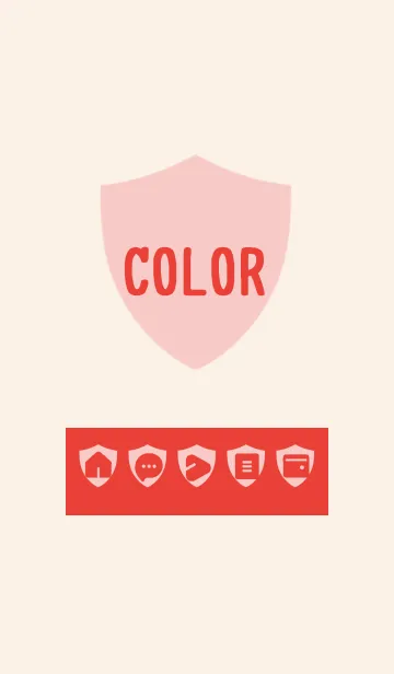 [LINE着せ替え] red color Y14の画像1