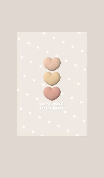 [LINE着せ替え] Cute Cute Little Heart New 25の画像1