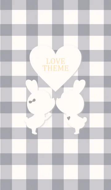[LINE着せ替え] LOVE THEME CHECK 5の画像1