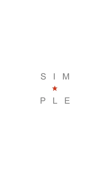 [LINE着せ替え] SIMPLE STAR-43の画像1