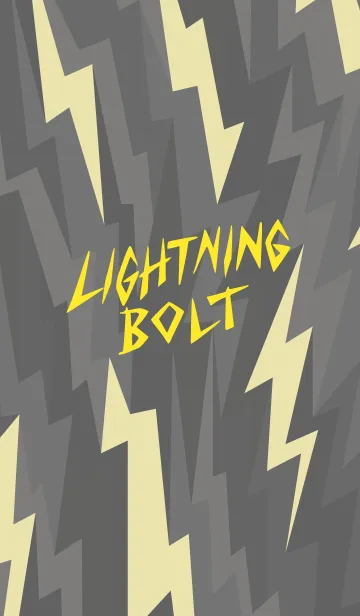 [LINE着せ替え] LIGHTNING BOLT (Night Gray)の画像1