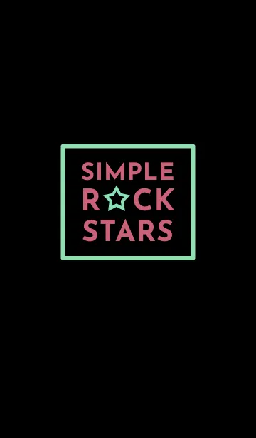 [LINE着せ替え] シンプル ロック スター 17の画像1