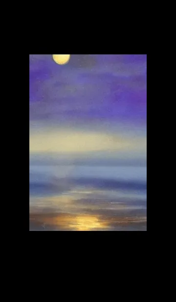 [LINE着せ替え] 夜の月と星の海 #DlBI_23。の画像1