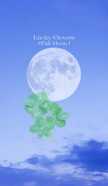 [LINE着せ替え] Lucky Clovers #Full Moon 1の画像1