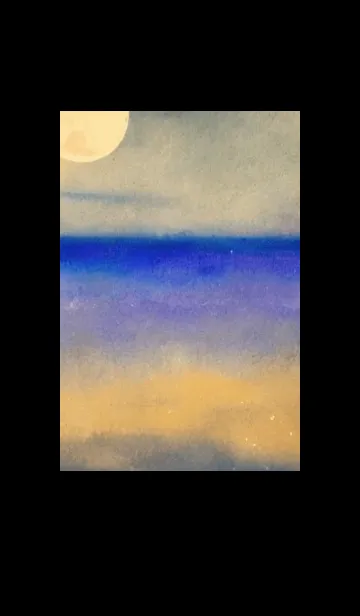 [LINE着せ替え] 夜の月と星の海 #DlBI_20。の画像1