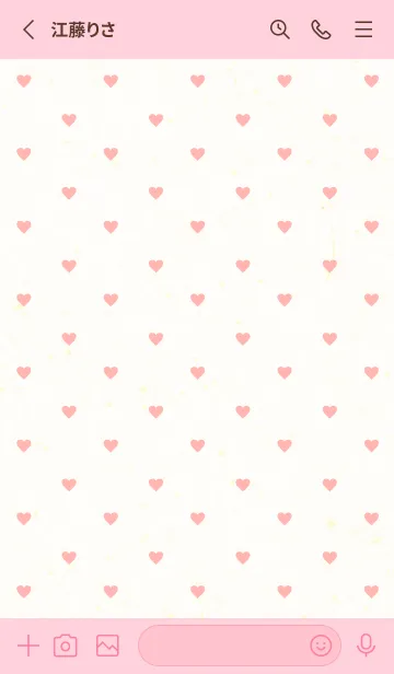 [LINE着せ替え] 小さなハートたくさん30の画像2