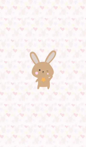 [LINE着せ替え] Lots of rabbits 12の画像1