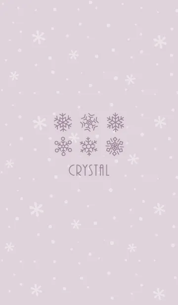 [LINE着せ替え] 結晶5<パープルピンク>の画像1