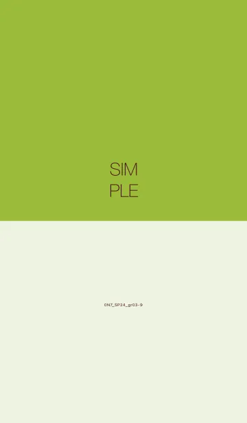 [LINE着せ替え] 0N7_24_グリーン3-9の画像1