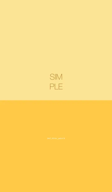 [LINE着せ替え] 0N7_24_イエロー3-9の画像1