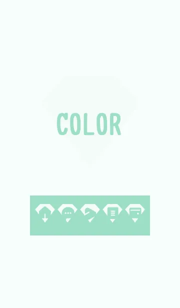 [LINE着せ替え] green color Z25の画像1