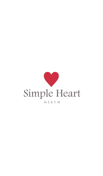 [LINE着せ替え] SIMPLE HEART-LOVE 20の画像1