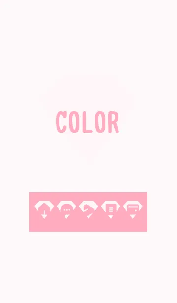[LINE着せ替え] pink color Z14の画像1