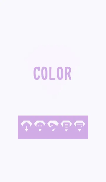 [LINE着せ替え] purple color Z12の画像1