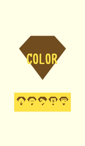 [LINE着せ替え] yellow color Z12の画像1