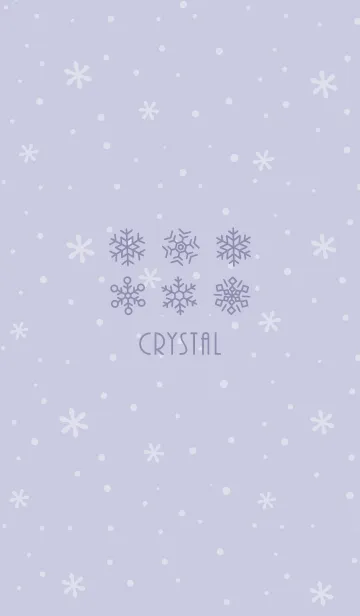 [LINE着せ替え] 結晶6<パープル>の画像1