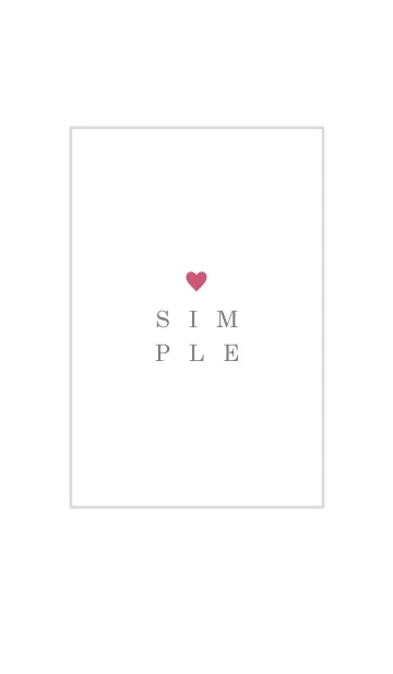 [LINE着せ替え] SIMPLE-HEART 18の画像1